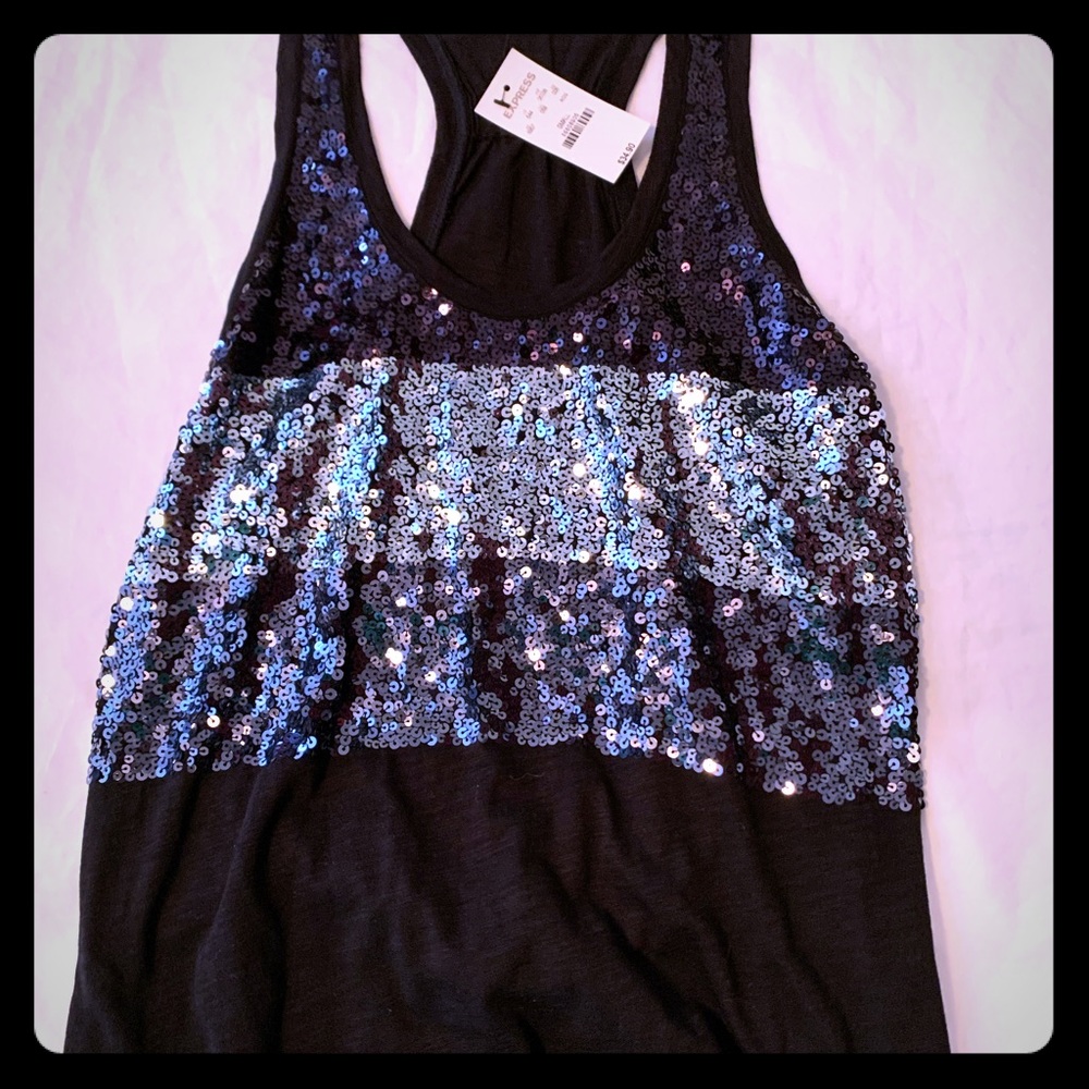 Tank top with Sequins